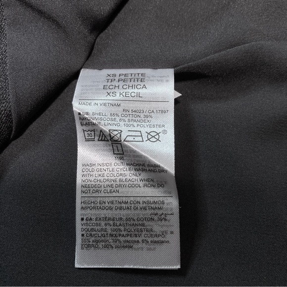 NWT Old Navy Heathered Twill Dark Gray Pixie Blazer - Picture 4 of 5